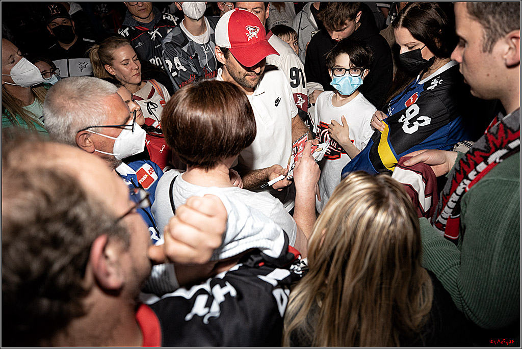 Koelner Haie Abschiedsfeier; Koeln, 22.04.2022